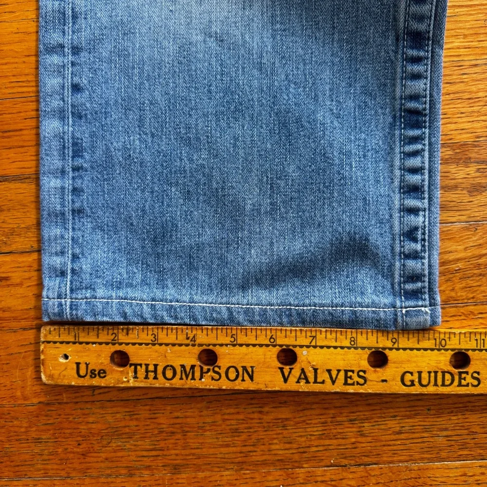 True Religion Bobby Mens 42x 26 Straight Leg Jeans‎ Medium Wash Made in USA Blue